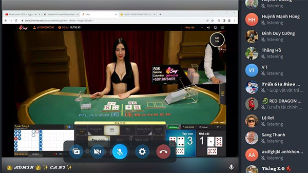 Tìm hiểu về nhóm kéo Baccarat